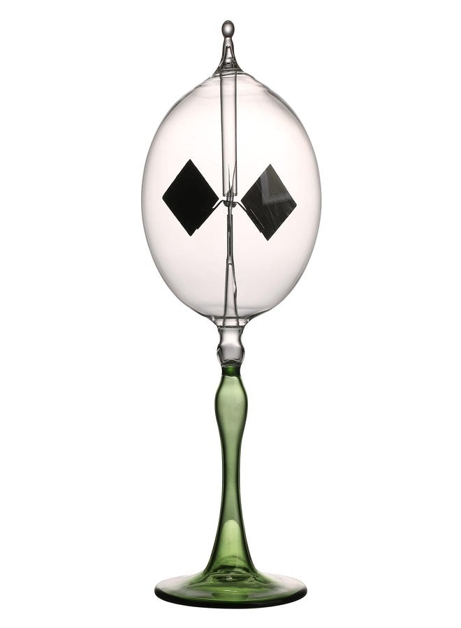 DORAMI Large Solar Power Crookes Radiometer Gift Home Desk Decoration (Green) - Image 1