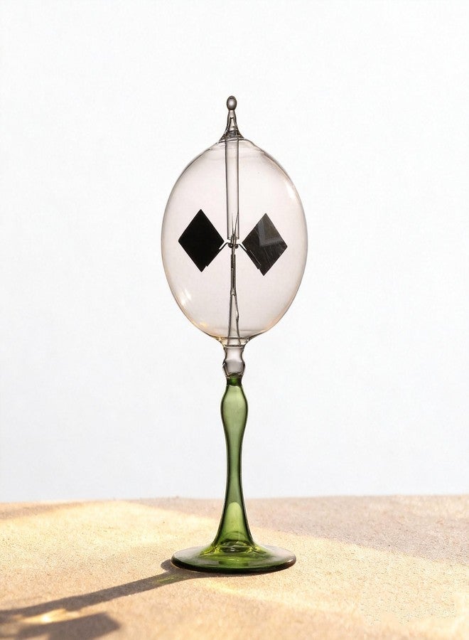 DORAMI Large Solar Power Crookes Radiometer Gift Home Desk Decoration (Green) - Image 2