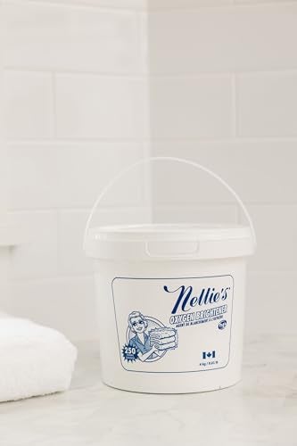 Nellie's Nellie’s Oxygen Brightener – 250 Scoops – Powerful Stain Remover & Whitener, Septic-Safe and Chlorine-Free for Brighter, Fresher Laundry - Made in Canada - Image 3