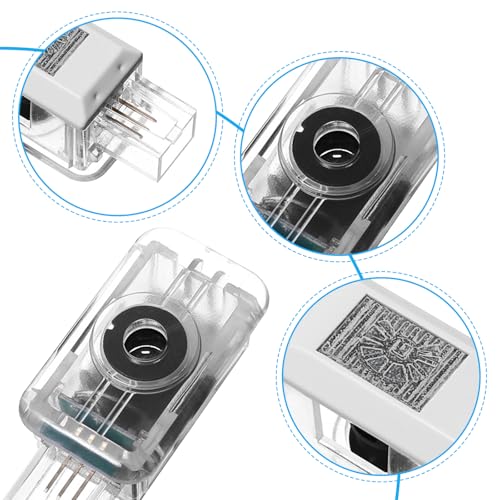 JCRNBU 2PCS Car Door Lights Logo for Defender 2020-present, Puddle Lights LED Welcome Lights Accessories, Door Courtesy Light LED Ghost Shadow Lights - Image 4