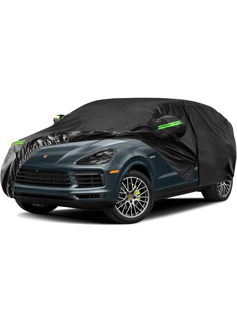 Zipporah 6-Layer Luxury Waterproof Dust proof Car Cover for 2009-2025 Porsche Cayenne with Locks, Zipper Door and Reflective Straps - Image 1