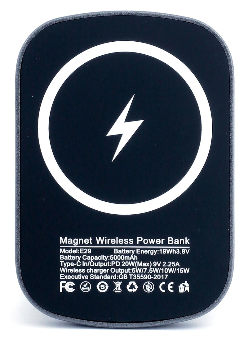 PanaX 5000mAH Magnetic Wireless Power Bank - Image 2