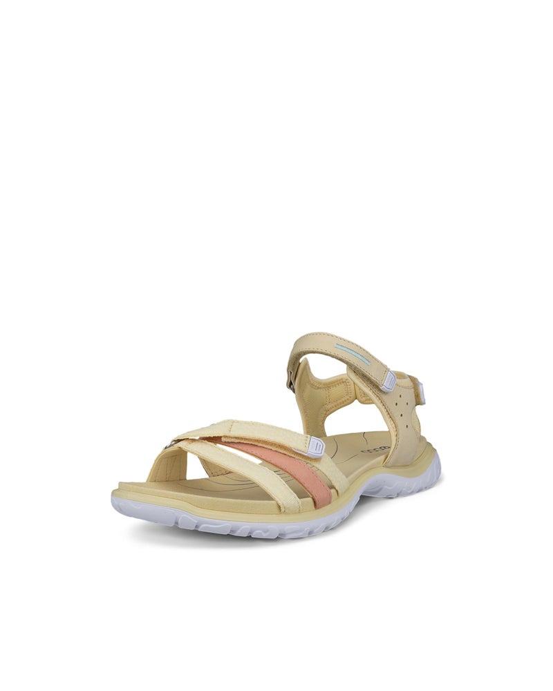 ECCO Womens Offroad Roam Sport Sandal STRAWBRIGHT WHITEDUSTY PEACH NUBUCK 775