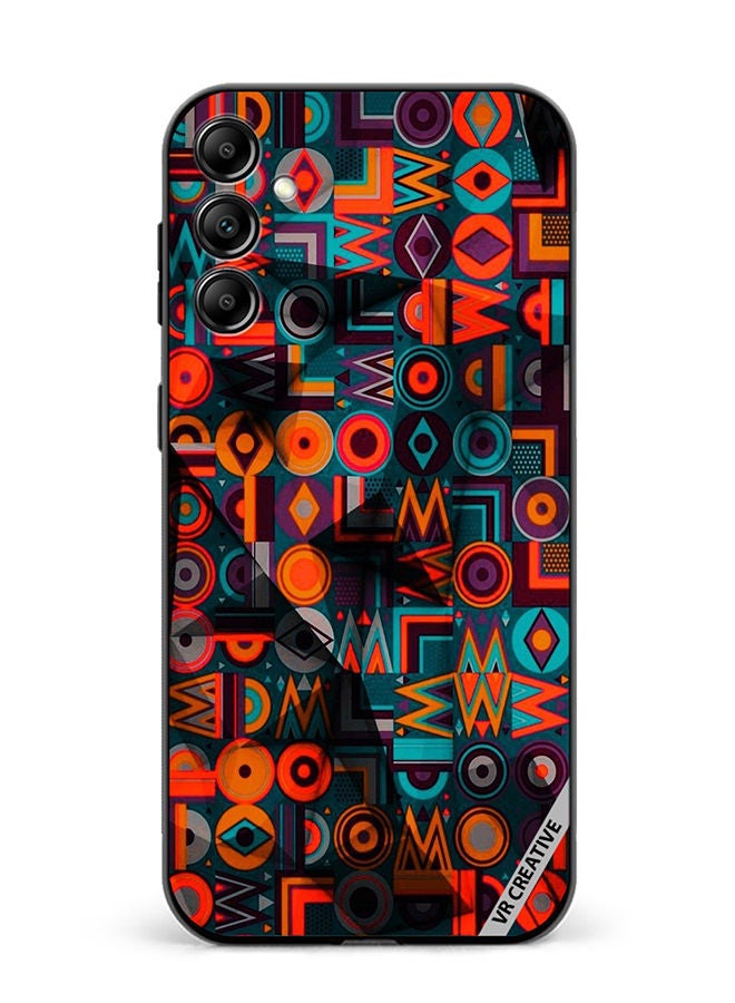 VR CREATIVE Protective Case Cover For Samsung Galaxy A34 Flower Design Multicolour - Image 1