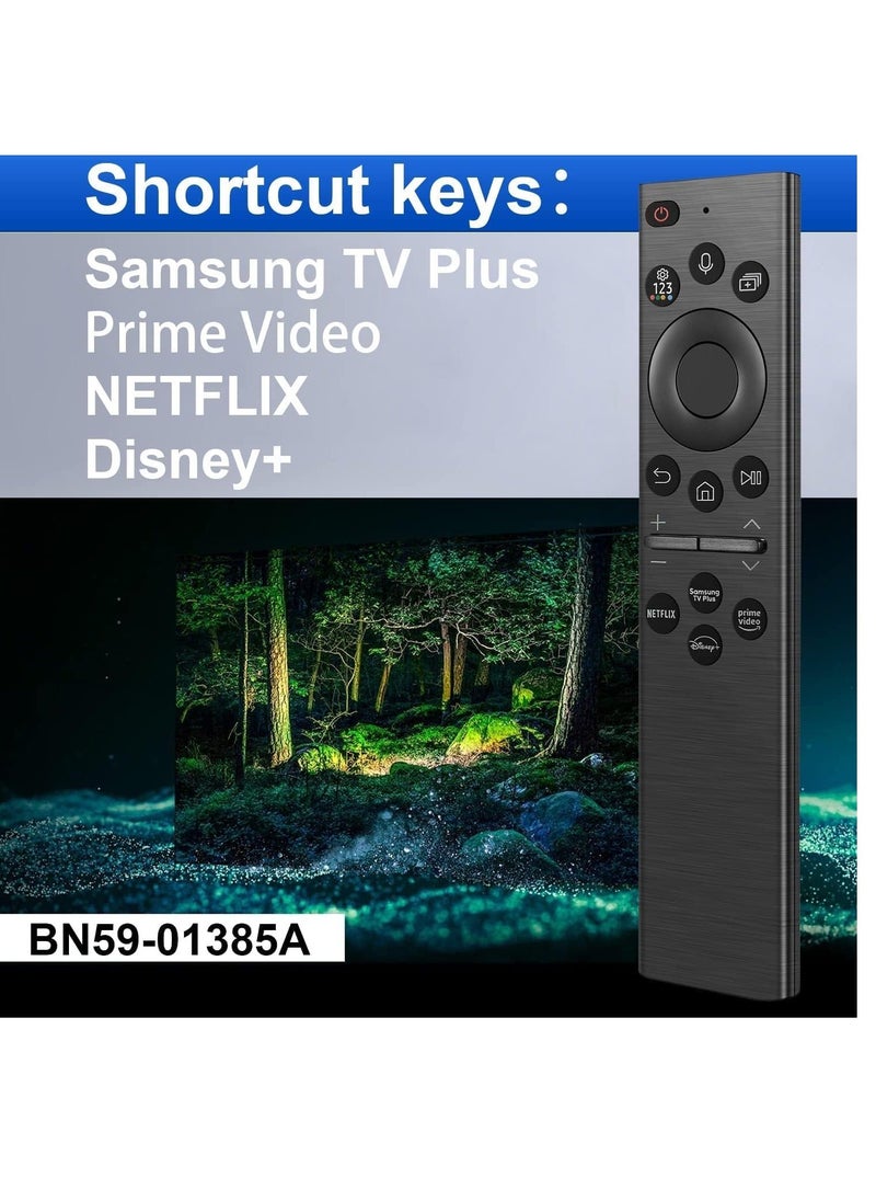 Generic Voice Remote Control Replacement for Samsung Smart TV Remote Controller with Voice Function, Replacement for Samsung Crystal UHD QLED 4K 8K Smart TVs(2020/2021/ 2022)  - Image 2