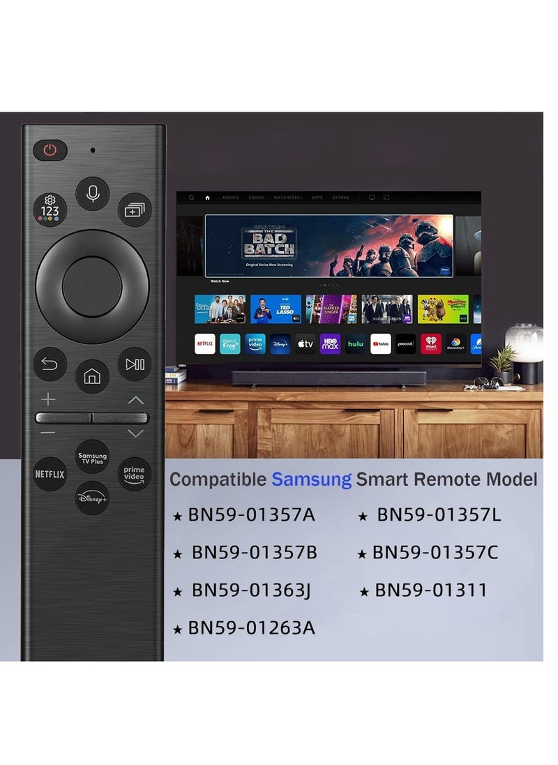 Generic Voice Remote Control Replacement for Samsung Smart TV Remote Controller with Voice Function, Replacement for Samsung Crystal UHD QLED 4K 8K Smart TVs(2020/2021/ 2022)  - Image 3