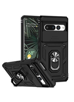 HuHa Case Cover For For Google Pixel 7 Pro 5G Sliding Camshield Holder Phone Case(Black) 