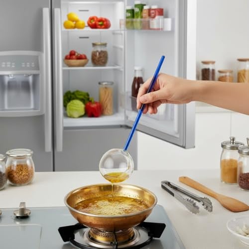 AARUX Glass Stirring Spoon, Heat-Resistant Borosilicate Glass, Long Reusable Coffee & Tea Stirrer, Elegant Clear Glass Spoon for Mixing Drinks, Kitchen & Bar Use, Eco-Friendly & Dishwasher Safe (1) - Image 4