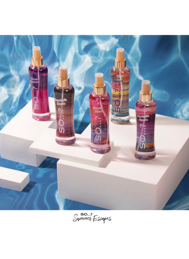So..? - بخاخ عطر للجسم Summer Escapes للنساء من Majorca Love بحجم 200 مل - Image 1
