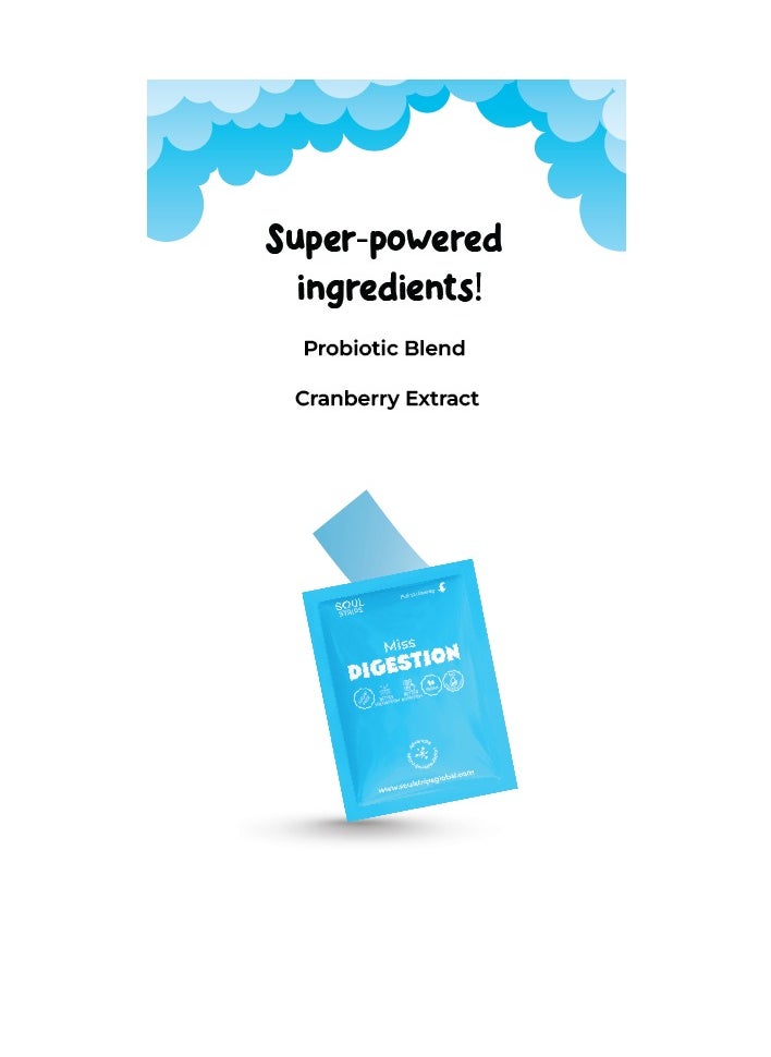 SOUL STRIPS - Miss DIGESTION Digest Like a Hero Kids oral strips 30 pieces - Image 1
