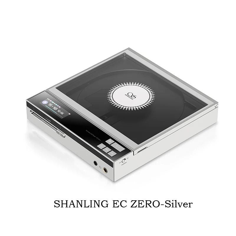 Shanling EC Zero Portable AKM HiFi CD Player with Ak4493s Dac, Dual SGM Amp, Bluetooth 5.3, Hi-Res Audio, Silver - Image 1