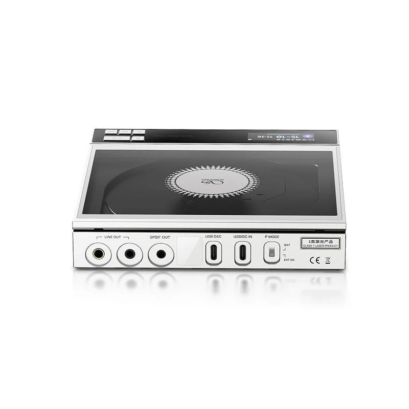 Shanling EC Zero Portable AKM HiFi CD Player with Ak4493s Dac, Dual SGM Amp, Bluetooth 5.3, Hi-Res Audio, Silver - Image 3