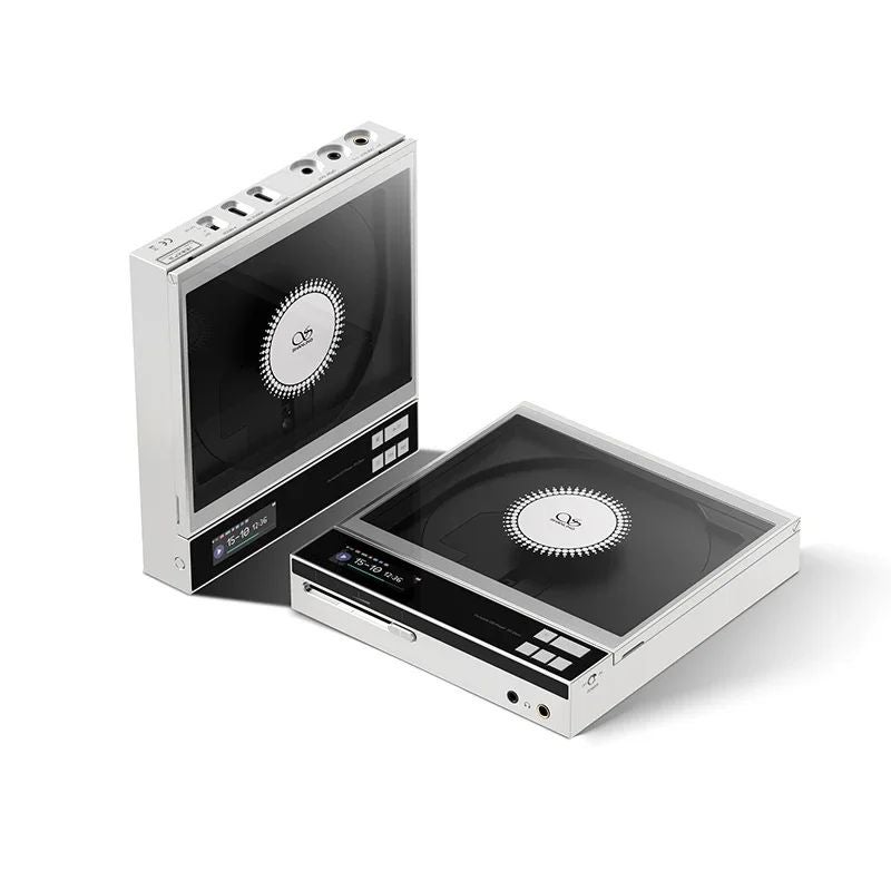 Shanling EC Zero Portable AKM HiFi CD Player with Ak4493s Dac, Dual SGM Amp, Bluetooth 5.3, Hi-Res Audio, Silver - Image 2