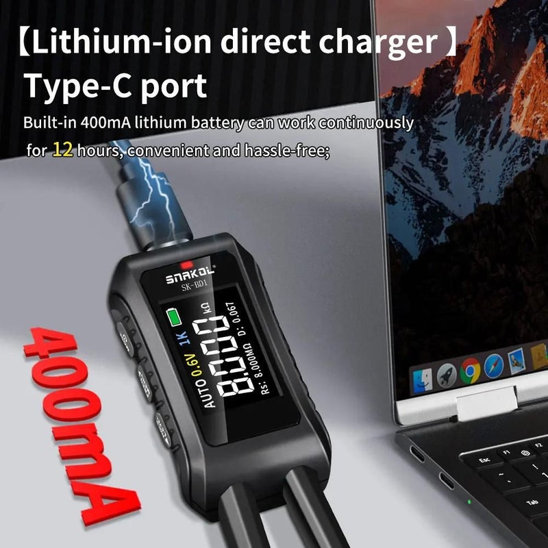 SK-BD1 Digital Smart Tweezer Tester For SMD ESR LCR Resistance Capacitance Inductance - Image 2