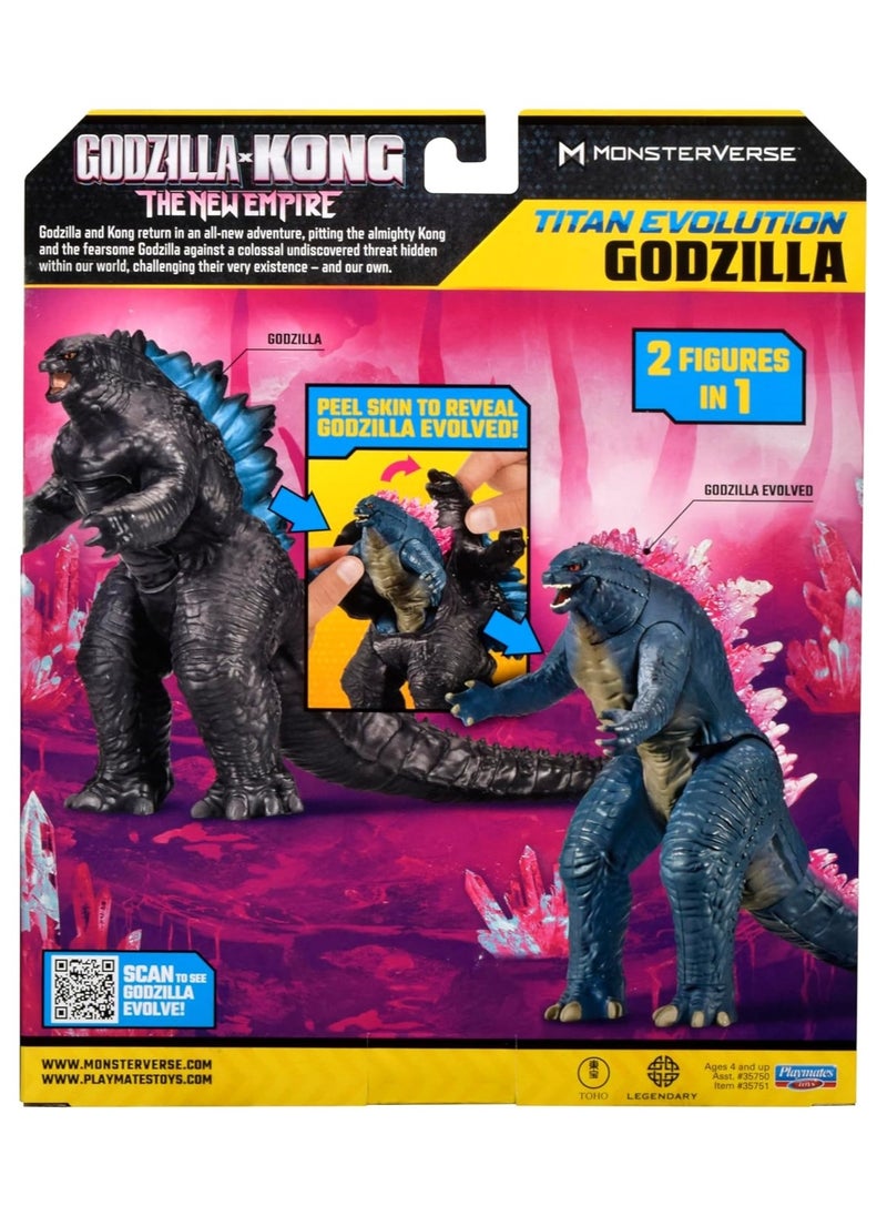 Godzilla - Godzilla x Kong : The New Empire - 7" Titan Evolution Godzilla (peel skin to reveal Godzilla evolved) - Image 1