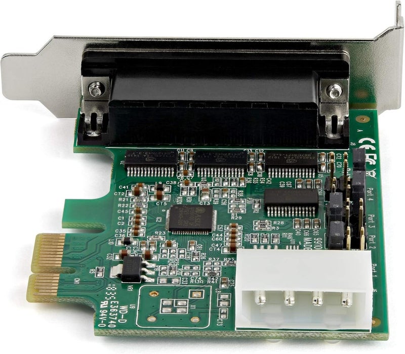 StarTech .com 4-port PCI Express RS232 Serial Adapter Card - PCIe RS232 Serial Host Controller Card - PCIe to Serial DB9 - 16950 UART - Low Profile Expansion Card - Windows & Linux , TAA (PEX4S953LP) - Image 3