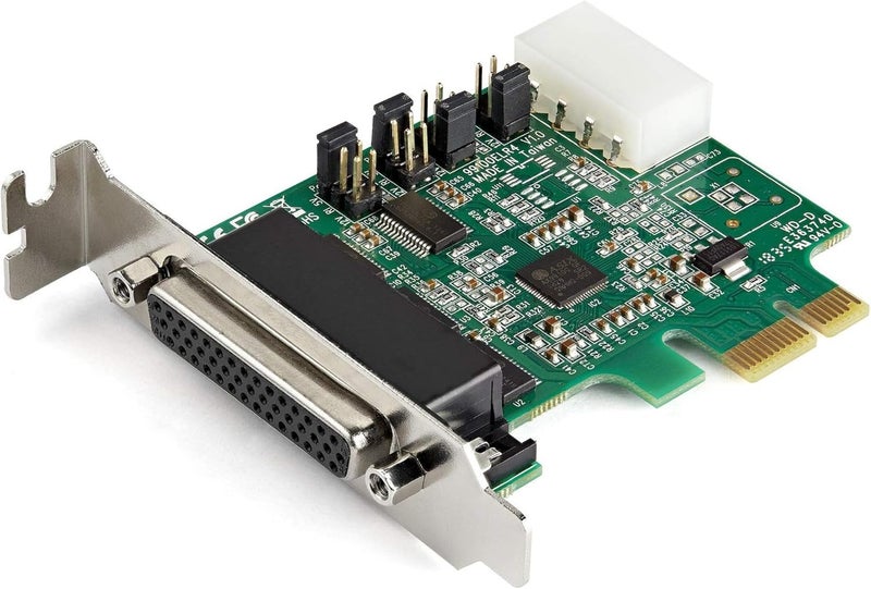 StarTech .com 4-port PCI Express RS232 Serial Adapter Card - PCIe RS232 Serial Host Controller Card - PCIe to Serial DB9 - 16950 UART - Low Profile Expansion Card - Windows & Linux , TAA (PEX4S953LP) - Image 1