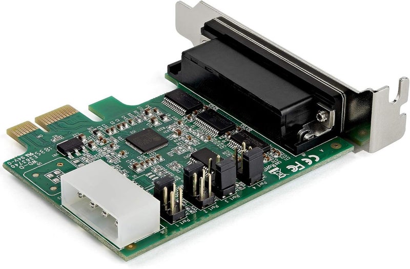 StarTech .com 4-port PCI Express RS232 Serial Adapter Card - PCIe RS232 Serial Host Controller Card - PCIe to Serial DB9 - 16950 UART - Low Profile Expansion Card - Windows & Linux , TAA (PEX4S953LP) - Image 4