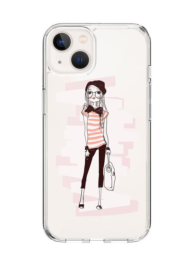 Classic Clear Case for Apple iPhone 14 Hybrid Soft Case Flexible Edges Anti Drop TPU PC Gel Thin Transparent Cover [ Designed for Apple iPhone 14 ] - Style Queen