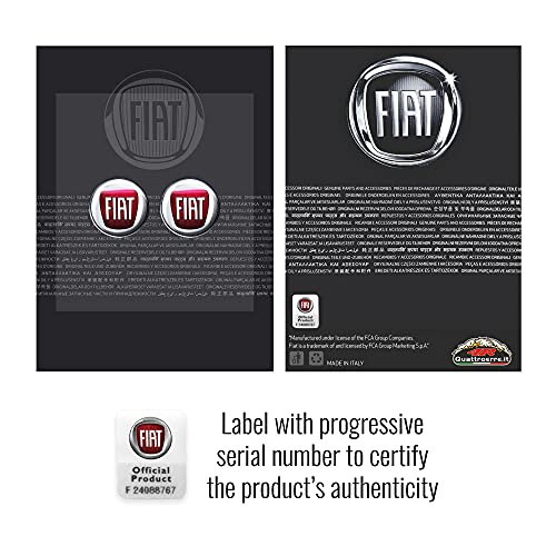 Fiat 21221 Official 3D Stickers Logo 21 mm, 2 Pieces - Image 4