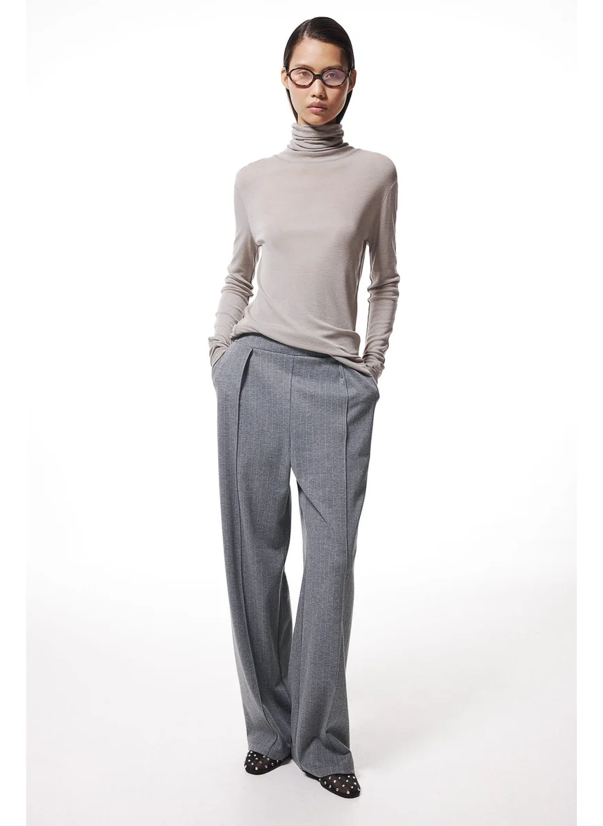 H&M High-Waisted Tailored Trousers