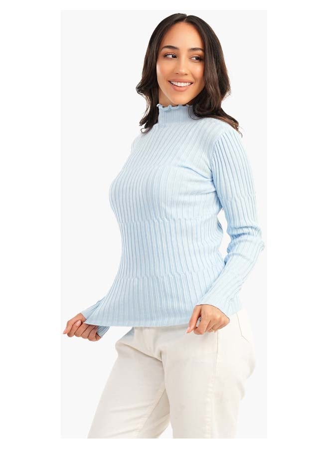 Carina Ribbed Slim Fit Pullover - Image 2