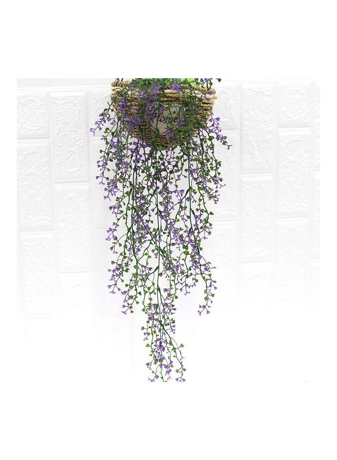NIBEMINENT Artificial Hanging Flower Purple/Green