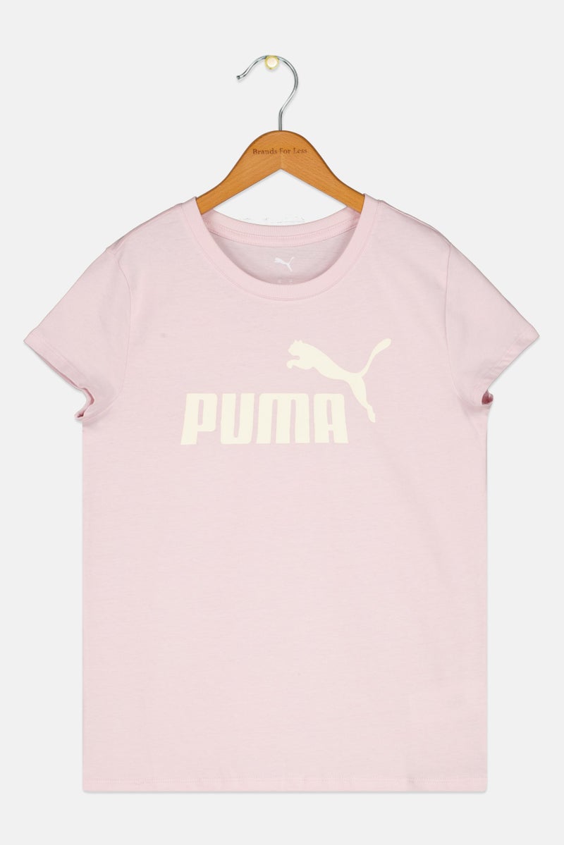 PUMA Kids Girl Short Sleeve Outdoor Top, Pink - Image 2