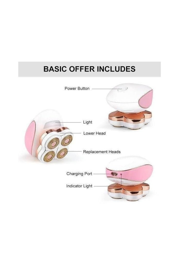 Generic - Experience Smooth Hair Removal Without Pain with the 4-in-1 Flawless Perfect for All Skin Types, Pain-Free W - Image 1