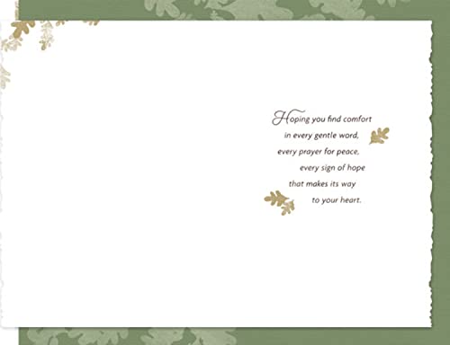 Hallmark Sympathy Card, Tree (Every Prayer for Peace) - Image 2
