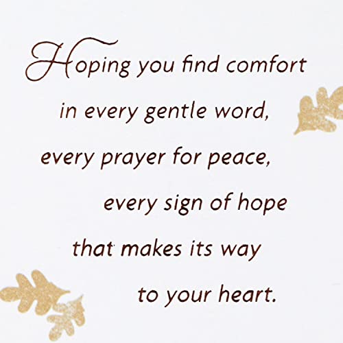 Hallmark Sympathy Card, Tree (Every Prayer for Peace) - Image 4