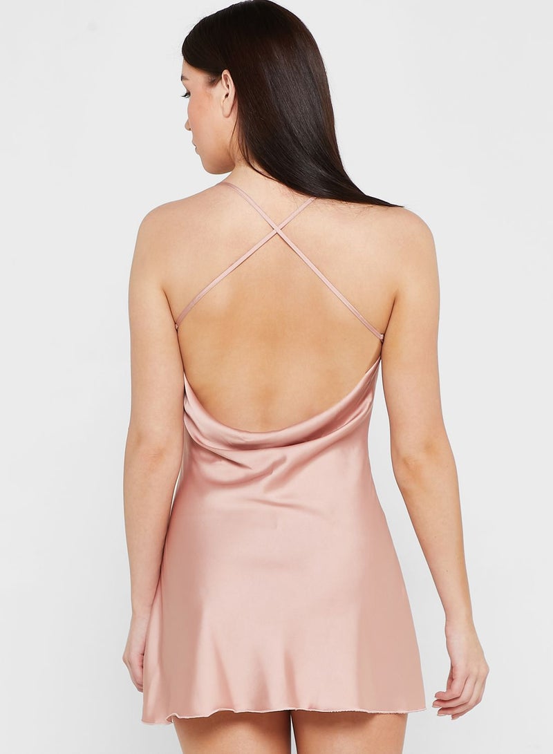 ELLA Sip Dress With Cutout Detail - Image 2
