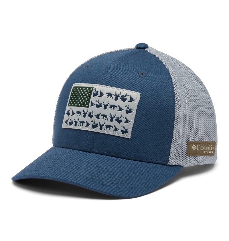 Columbia Womens PHG Game Flag Mesh Ball High Crown Cap ZincCool Grey LargeXLarge US - Image 2