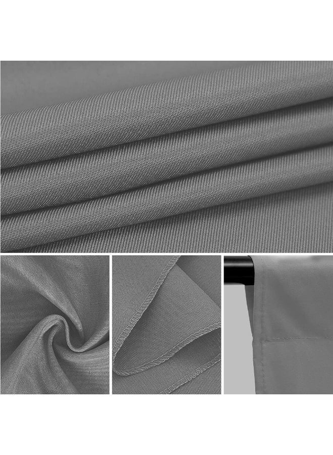 Arabest Professional Photography Backdrop 7ftx10ft - Machine Washable Seamless Background for Studio & Video Photoshoot Zoom(Grey) - Image 2