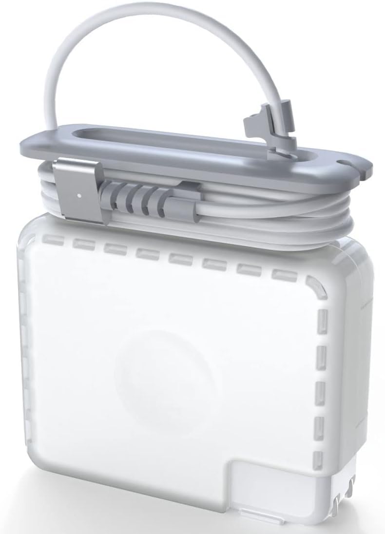 FACTOTECH Case For Macbook 140W Charger,140W Apple Charger Case, Macbook Charger Case, Travel Cord Organizer, Macbook Accessories (For Apple 140W Adapter), White - Image 1