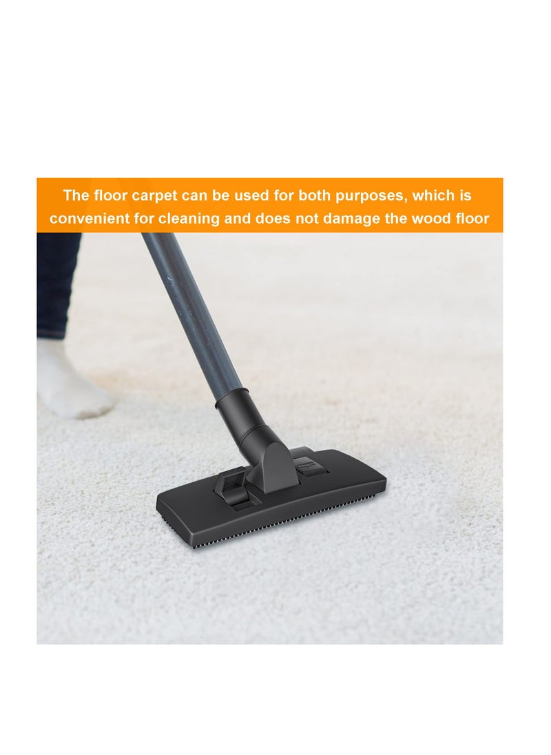 Excefore - Universal Floor Brush Head Tool, 32mm Vacuum Cleaner Floor Brush Head Replacement, with Vacuum Hose Adapter, Vacuum Cleaner Carpet Brush Nozzle Accessories, for Henry Hoover Brush Head - Image 1