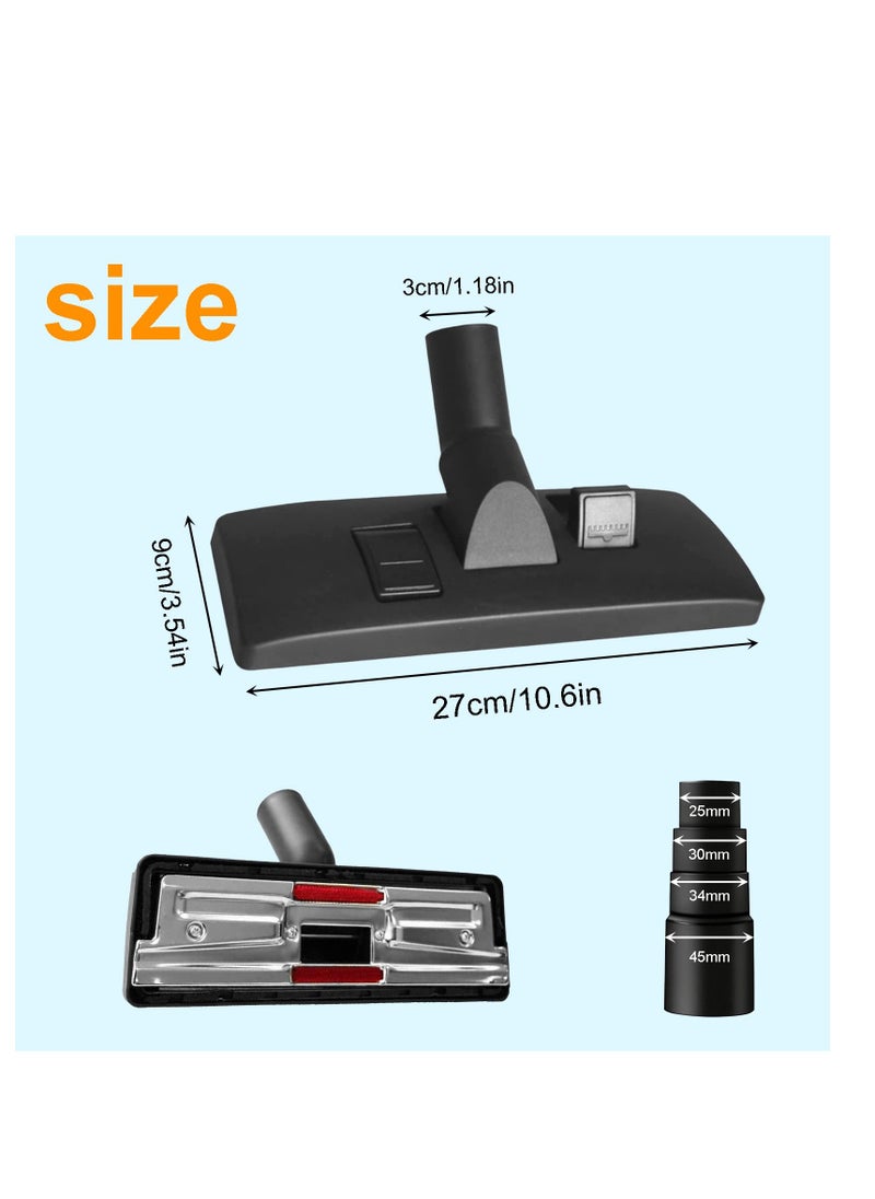 Excefore - Universal Floor Brush Head Tool, 32mm Vacuum Cleaner Floor Brush Head Replacement, with Vacuum Hose Adapter, Vacuum Cleaner Carpet Brush Nozzle Accessories, for Henry Hoover Brush Head - Image 1