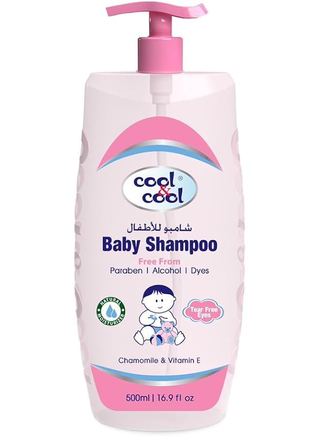 Cool & Cool Baby Shampoo 500Ml White - Image 1