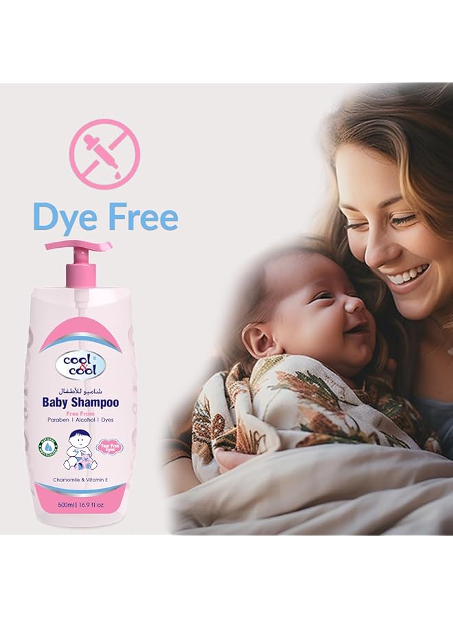 Cool & Cool Baby Shampoo 500Ml White - Image 5