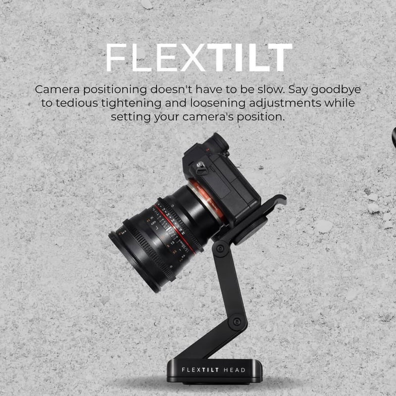 edelkrone FlexTILT All-in-One Flexible Head for Panning, Tilting, & More Tripod Heads for Cameras Easy Adjustment - Z-Flex Tilt Head, Tripod Head for Sliders, Dollies, Jibs & Camera Stands (Original) - Image 4