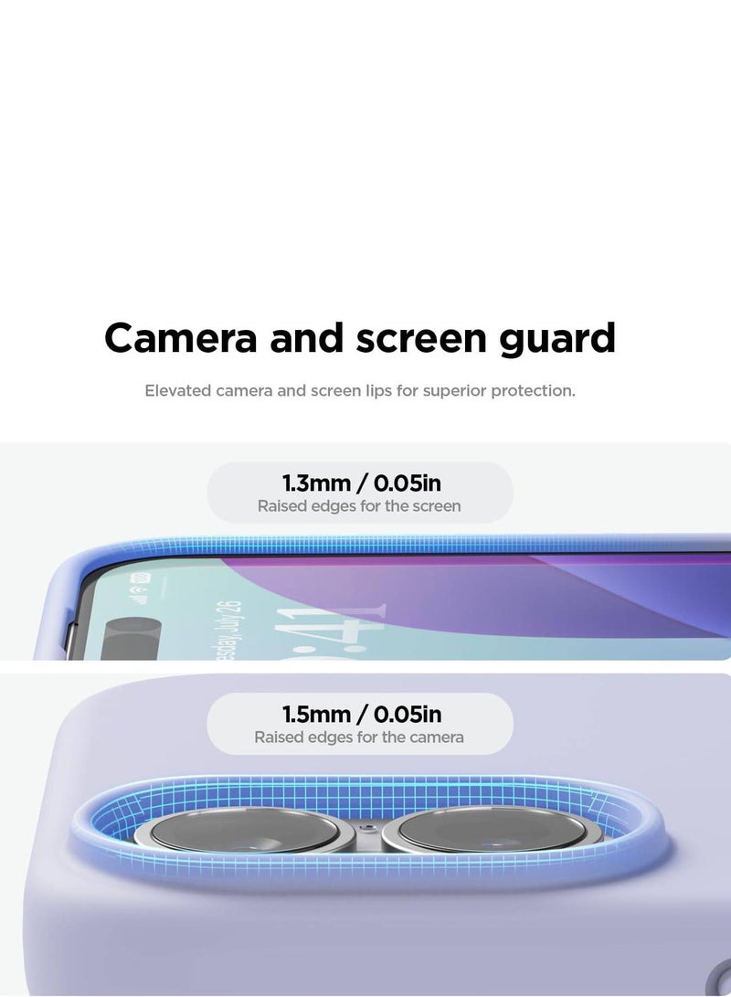 iPhone 16 Case Upgrade Defender Silicone Cover ShockProof Anti-Scratch Protective Phone Case (VOILET) - Image 2