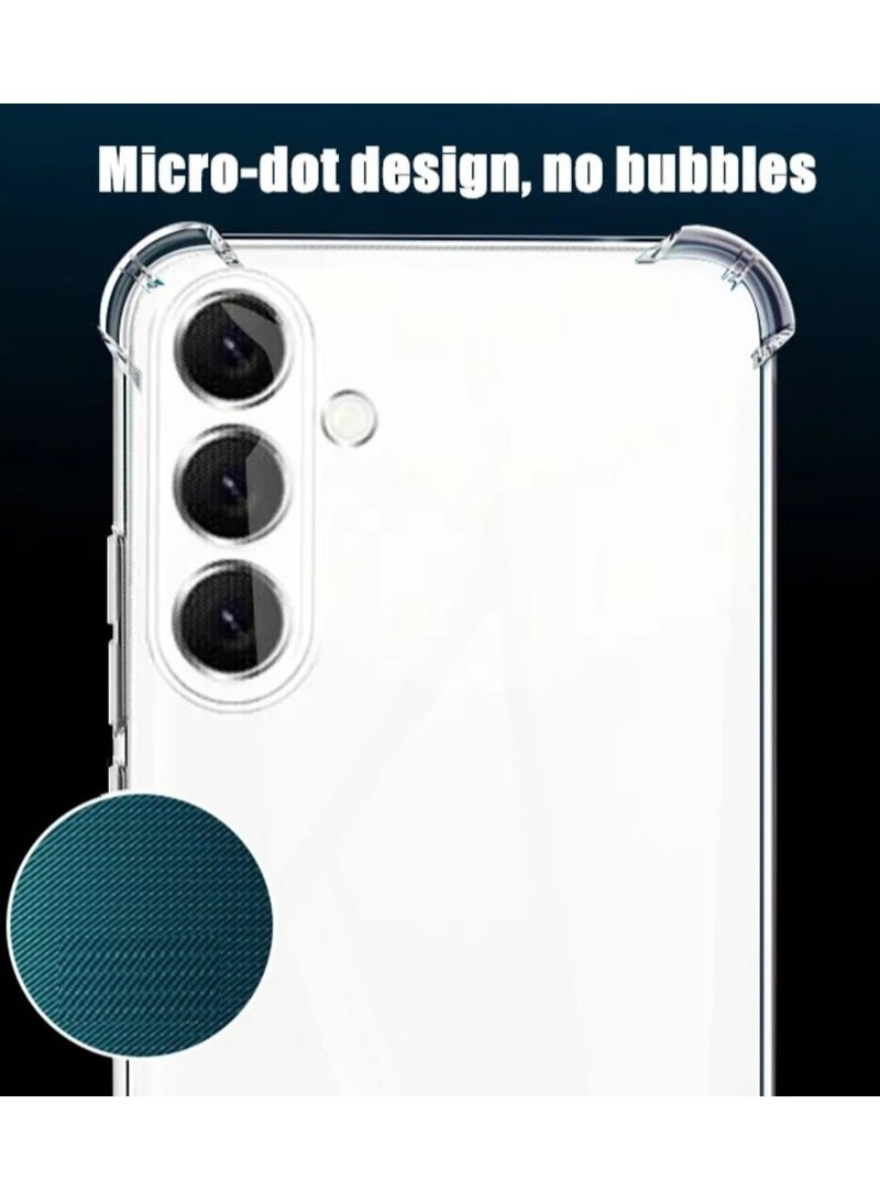 Galaxy M15 5G Clear Cover Case soft TPU Transparent Back Protective Case shock Absorbent Reinforced Corner for Galaxy M15 5G - Image 2