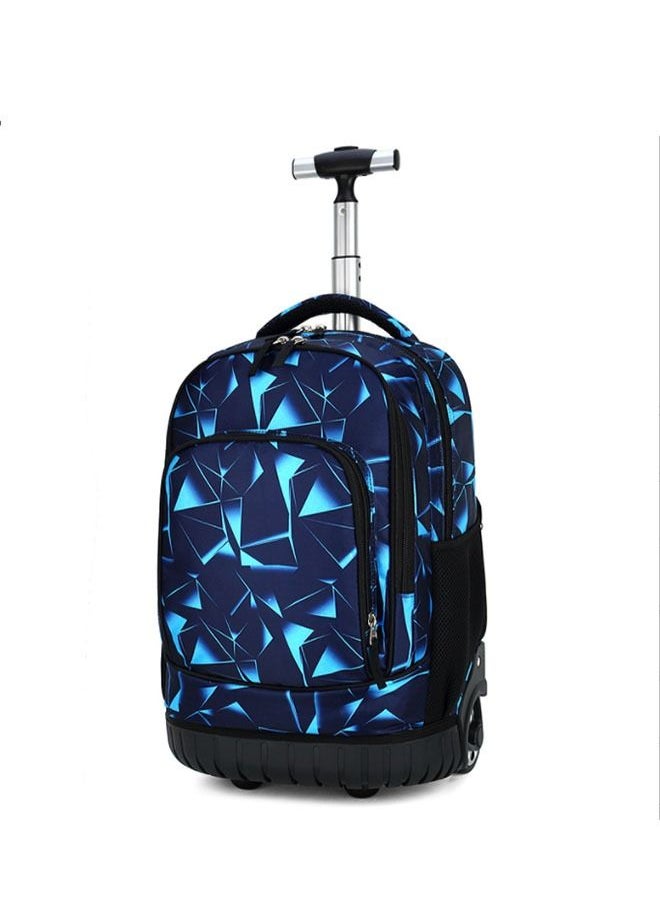 Generic Rolling Backpacks Kids' Luggage Wheeled Bags Kids Trolley School Bags  Printed Durable Bookbag  - Image 1