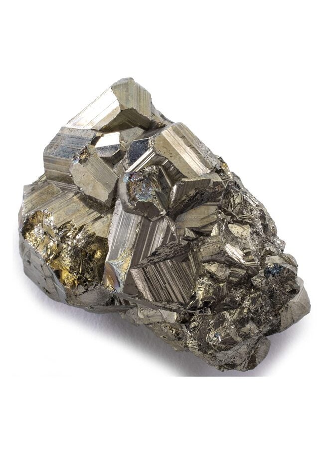 يُسلِّم مجموعة البيريت الطبيعية ذات الخصائص العلاجية، بلورة ريكي فولز جولد روك المستخدمة لزيادة قوة الإرادة والتجلي - Image 1