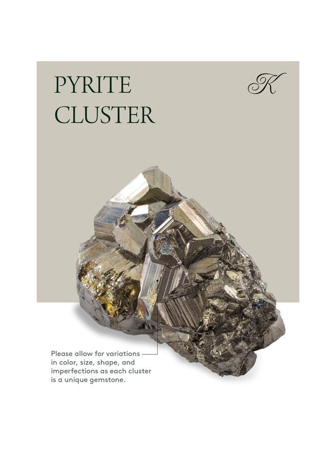 يُسلِّم مجموعة البيريت الطبيعية ذات الخصائص العلاجية، بلورة ريكي فولز جولد روك المستخدمة لزيادة قوة الإرادة والتجلي - Image 4
