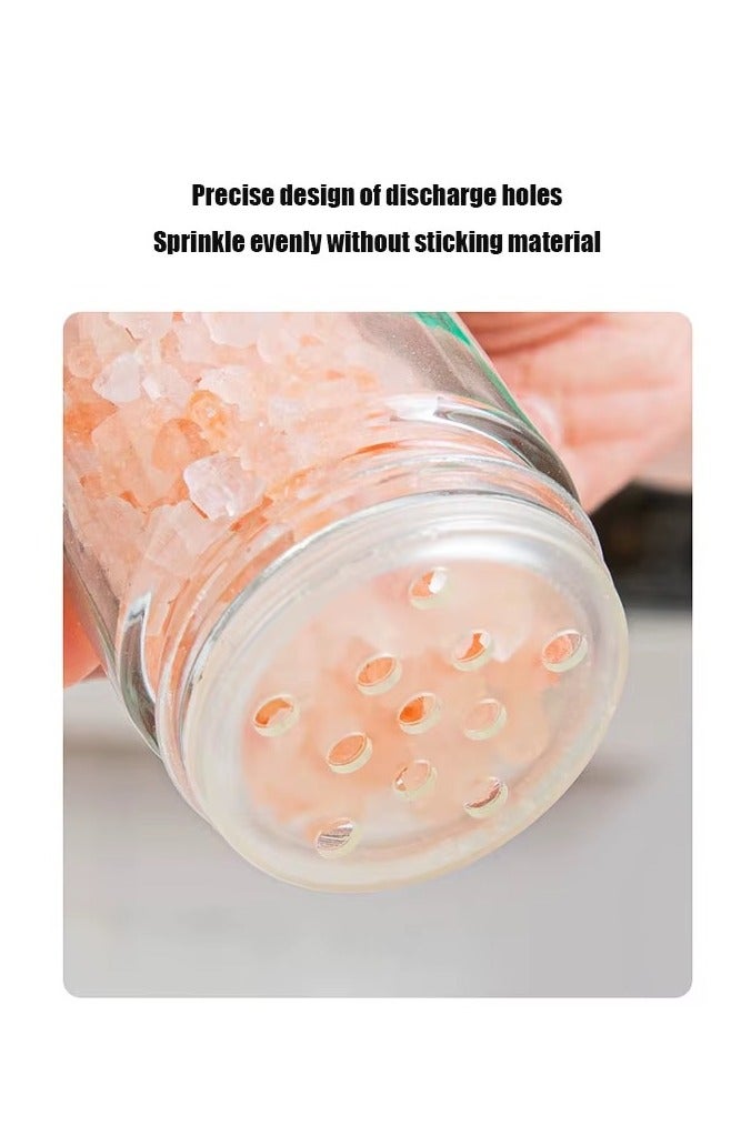 بيتشو رف توابل دوار متعدد الوظائف مع 18 برطمانًا زجاجيًا ومنظم زجاجات دوارة - مجموعة تنظيم التوابل للمطبخ - Image 3