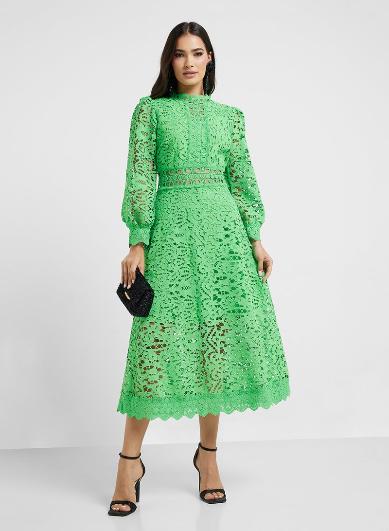 ELLA Lace Midi Dress - Image 1