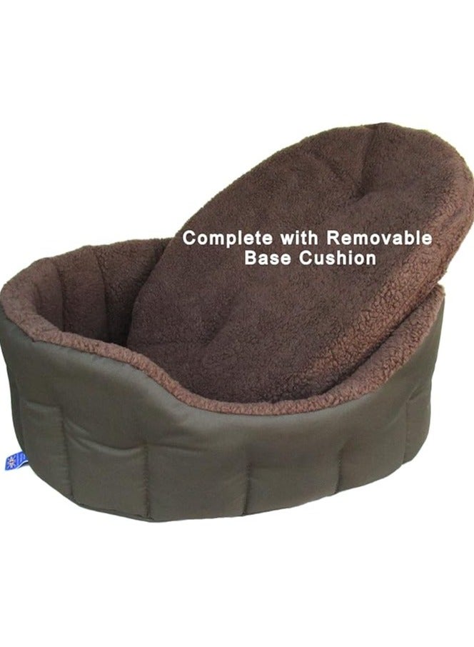 Moro Moro Orthopedic Plush Dog Bed with Soft Fur & Plastic Base – Cozy & Washable Pet Nest - Image 2