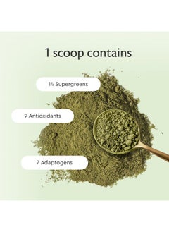Alaya Naturals Alaya Organic Super Greens Powder - Premium Green Juice Superfood Supplement Powder - Adaptogens, Antioxidants & Probiotics Blend - USDA Organic, Non-GMO, Vegan - 30 Servings (Mixed Berry)  - Image 4