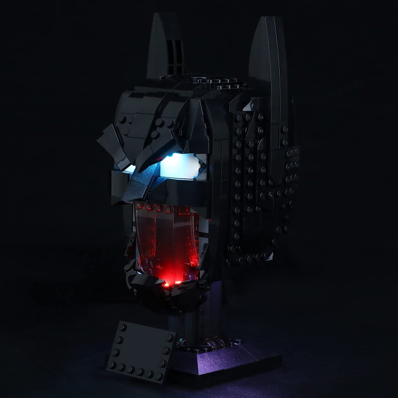 بريكسماكس مجموعة الإضاءة LED Briksmax لـ Batman Cowl 76182 Batman Cowl-Combatible مع LEGO 76182 Building Builds Not Not Not the Lego Set - Image 3